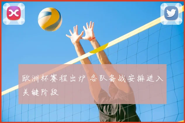 欧洲杯赛程出炉 各队备战安排进入关键阶段